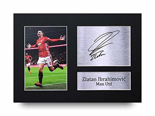 Product HWC Trading Zlatan Ibrahimovic A4 Sin Marco Regalo De Visualización De Fotos