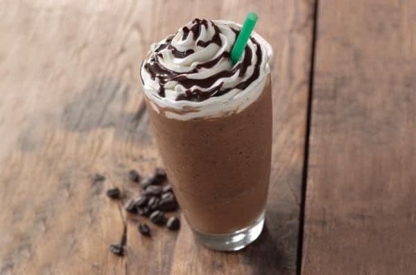 Restaurants Double chocolate chip Frappuccino 