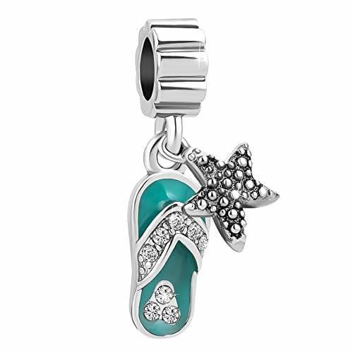 Product Uniqueen Fit Pandora Charms Metal común Crystal