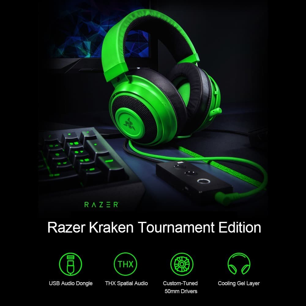 Electrónica Razer Kraken Tournament Edition - Auriculares para juegos