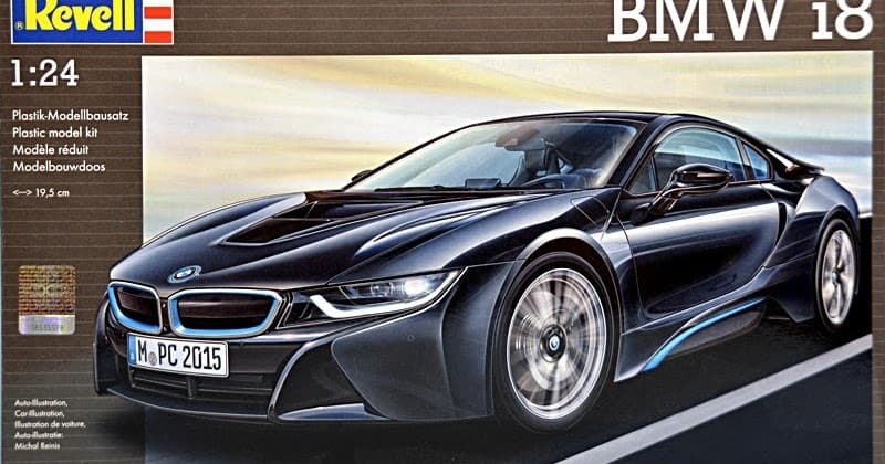 Product Revell- BMW i8 Maqueta Coche, Color Negro