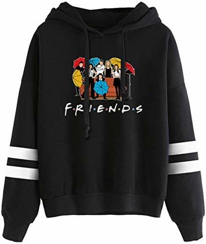 Product FLYCHEN Mujer Sudaderas con Capucha Amigo Sudadera Friends Amigo Programa de televisión