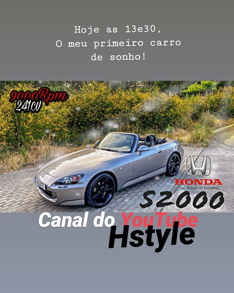 Moda Honda S2000...o meu primeiro carro de sonho