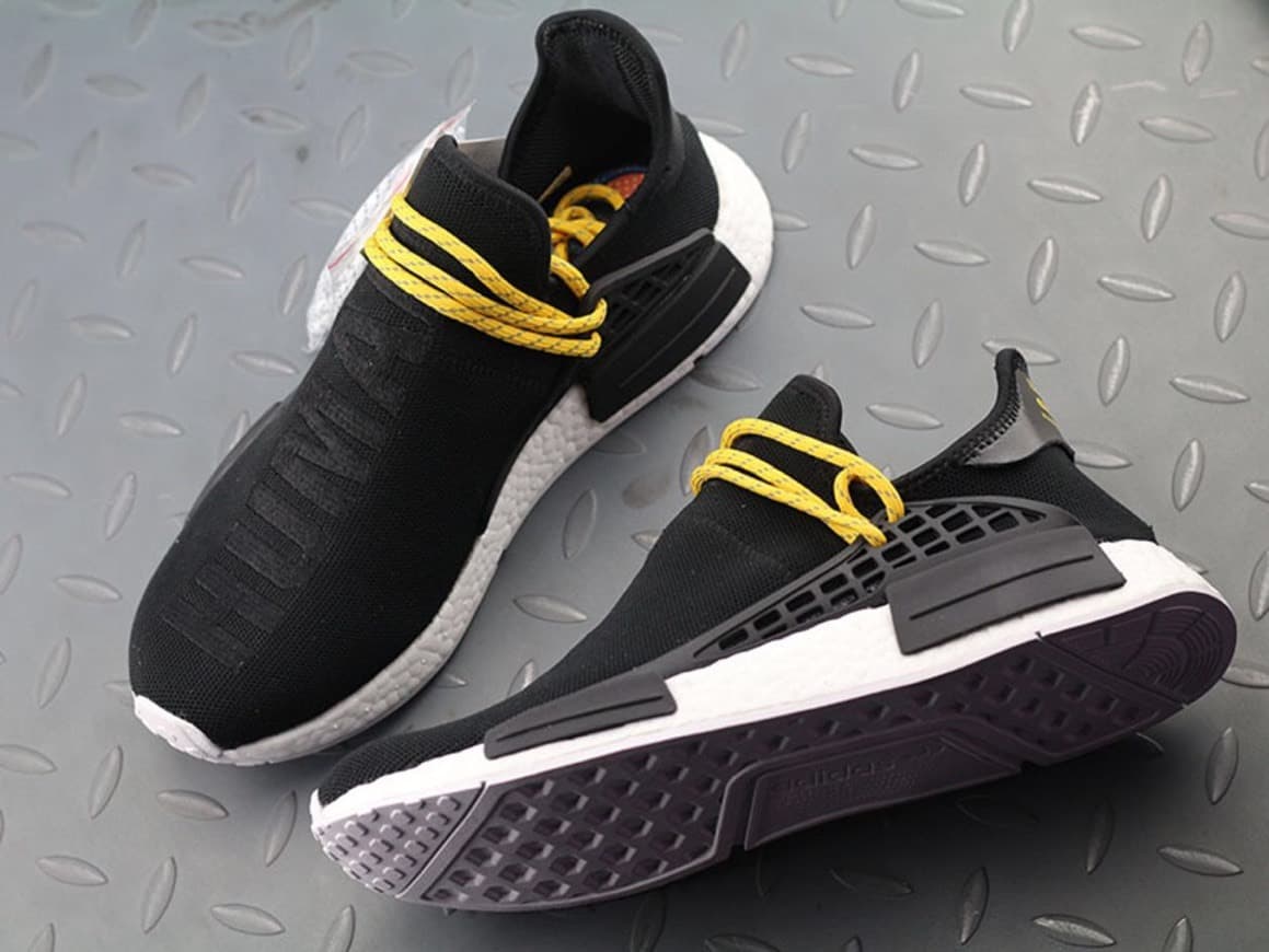 Product Adidas Nmd Human Race Black and Yellow Running Shoes 