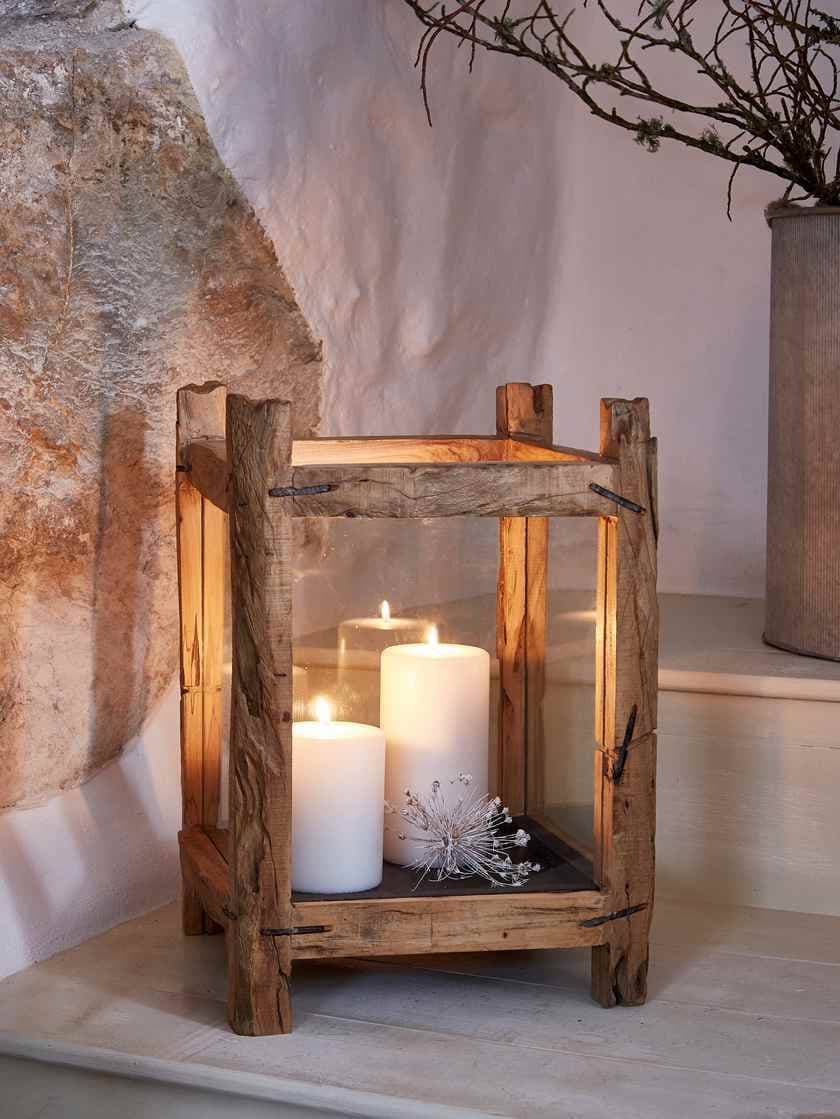 Producto Wood candle lantern