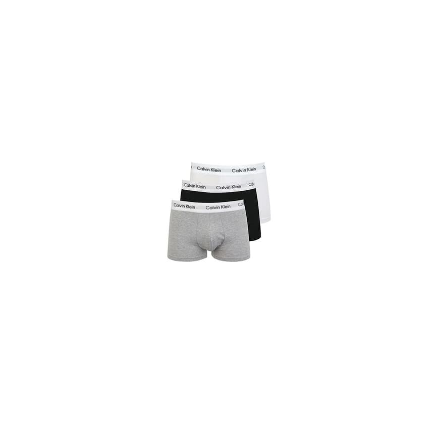 Moda Calvin Klein 3p Low Rise Trunk Bóxer, Multicolor