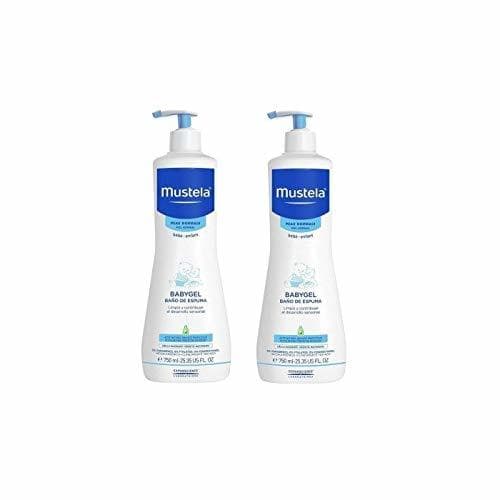 Place Mustela, Baño De Espuma, Pack of 2 x 750 ml