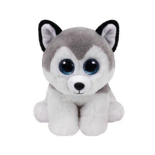 Product TY - Beanie Babies Buff, peluche husky, 15 cm