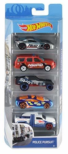 Product Hot Wheels Pack de 5 vehículos, coches de juguete