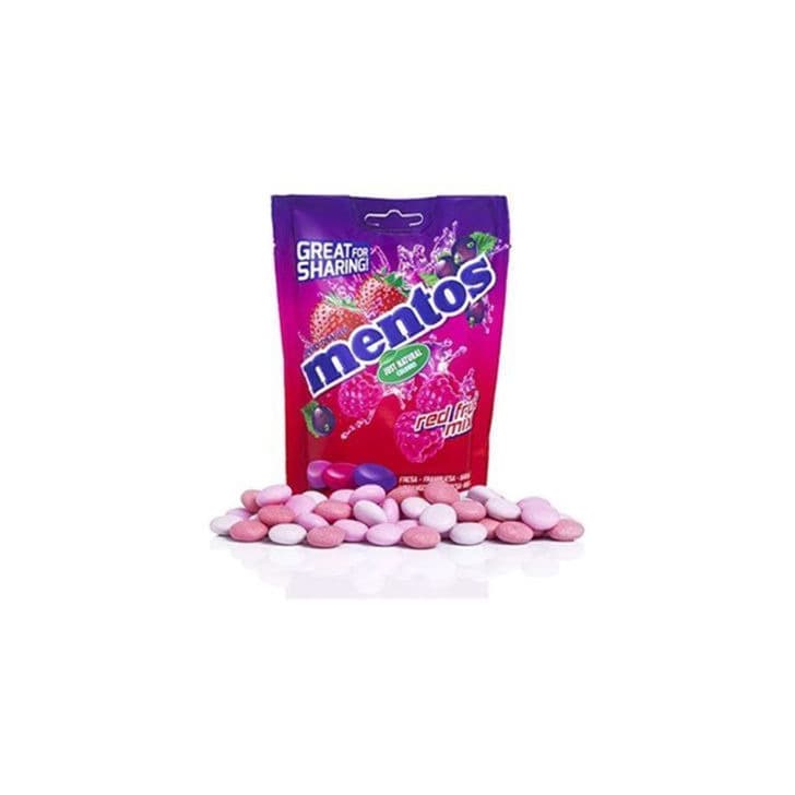 Producto Mentos Caramelo Masticable Mix Frutos Rojos