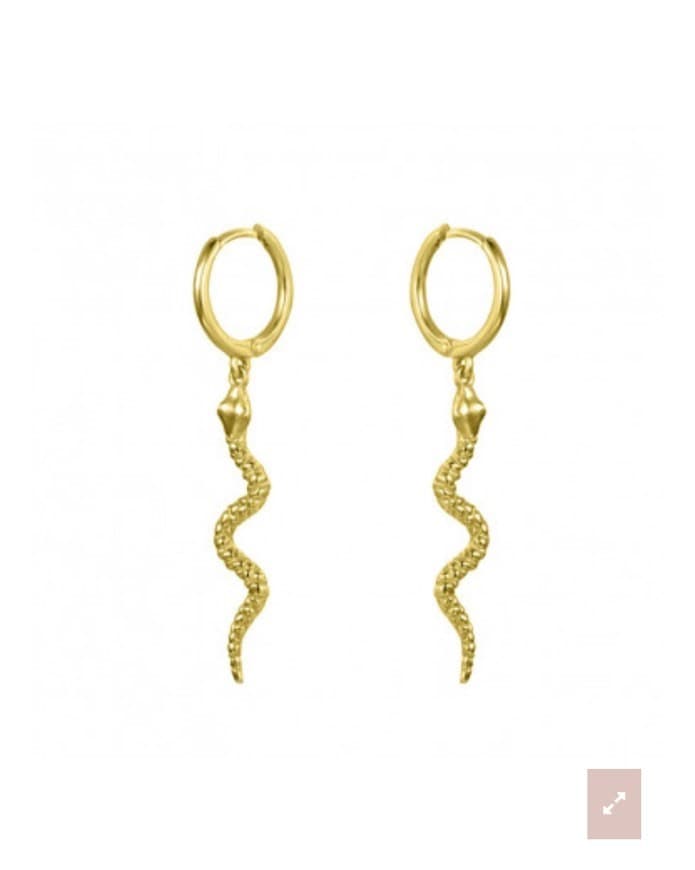 Moda PENDIENTES SERPIENTE ORO