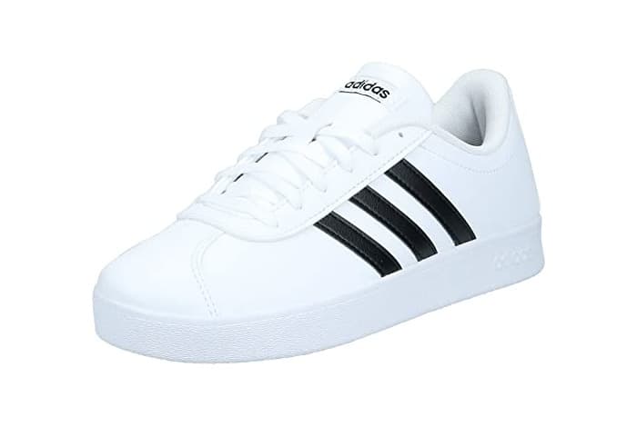 Fashion Adidas VL Court 2.0 K Db1827, Zapatillas Unisex Niños, Negro