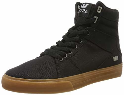 Fashion Supra Aluminum, Zapatillas de Skateboard Unisex Adulto, Negro