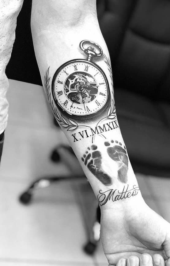 Moda Tatuagem com Informações 