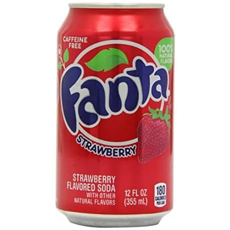 Producto Fanta Refresco sabor de fresa - 12 latas de 355 ml -