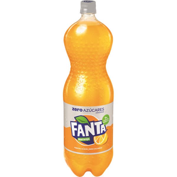 Producto Fanta Naranja Zero Azúcar Botella