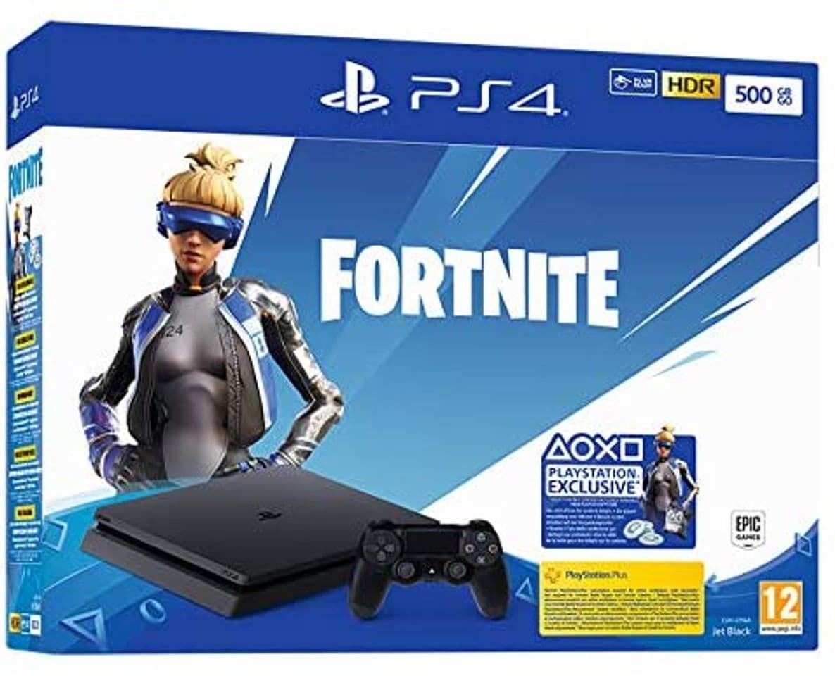 Electrónica Sony - Consola PS4 Slim 500GB Black Fornite VCH(2019)