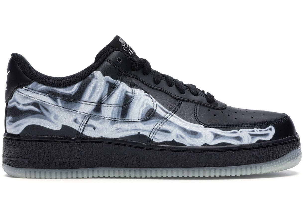 Moda Nike Air Force 1 Low Black Skeleton