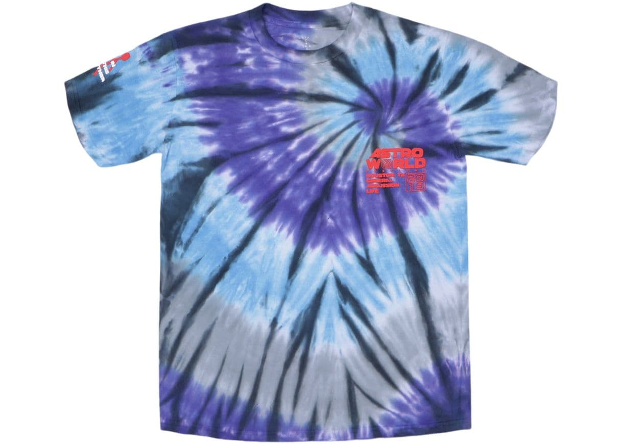 Moda Travis Scott Official Souvenir Tee Tie Dye