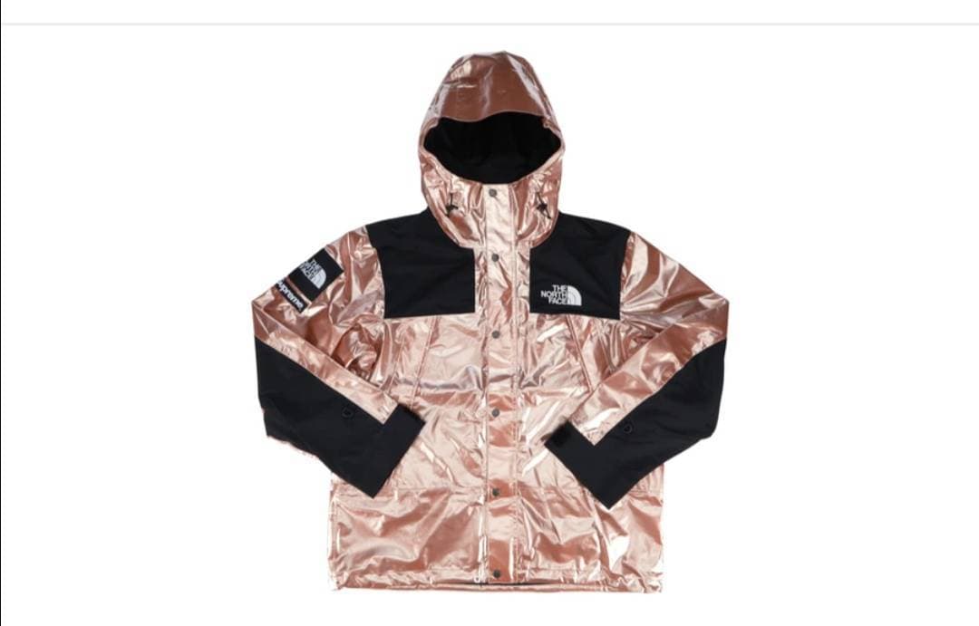 Fashion Supreme The North Face Metallic Mountain Parka Rose Gold

