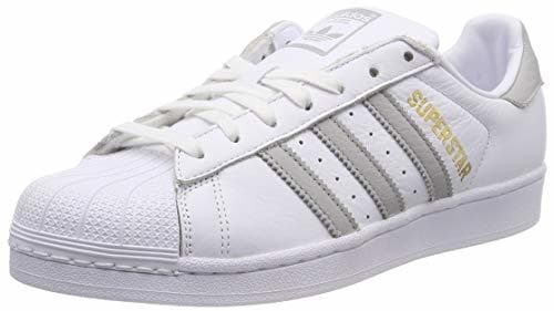 Fashion adidas Superstar J Zapatillas de Gimnasia Unisex Niños, Blanco