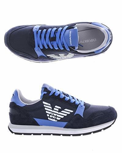 Producto EMPORIO ARMANI X4X215-XL198 Zapatillas Moda Hombres Marino/Azul