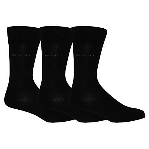 Producto Gant 3-pack Soft Cotton Socks Calcetines, Negro