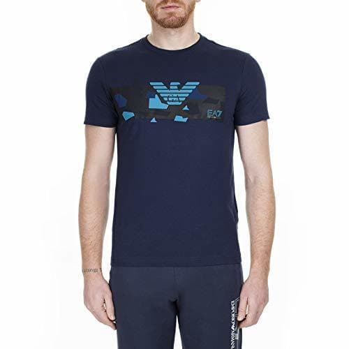 Lugar Emporio Armani Maglia T-shirt Uomo Blu 3GPT09-PJT7Z-1554