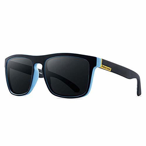 Place Sunglass Fashion Gafas polarizadas con Espejo UV400 Gafas de Sol for Hombre