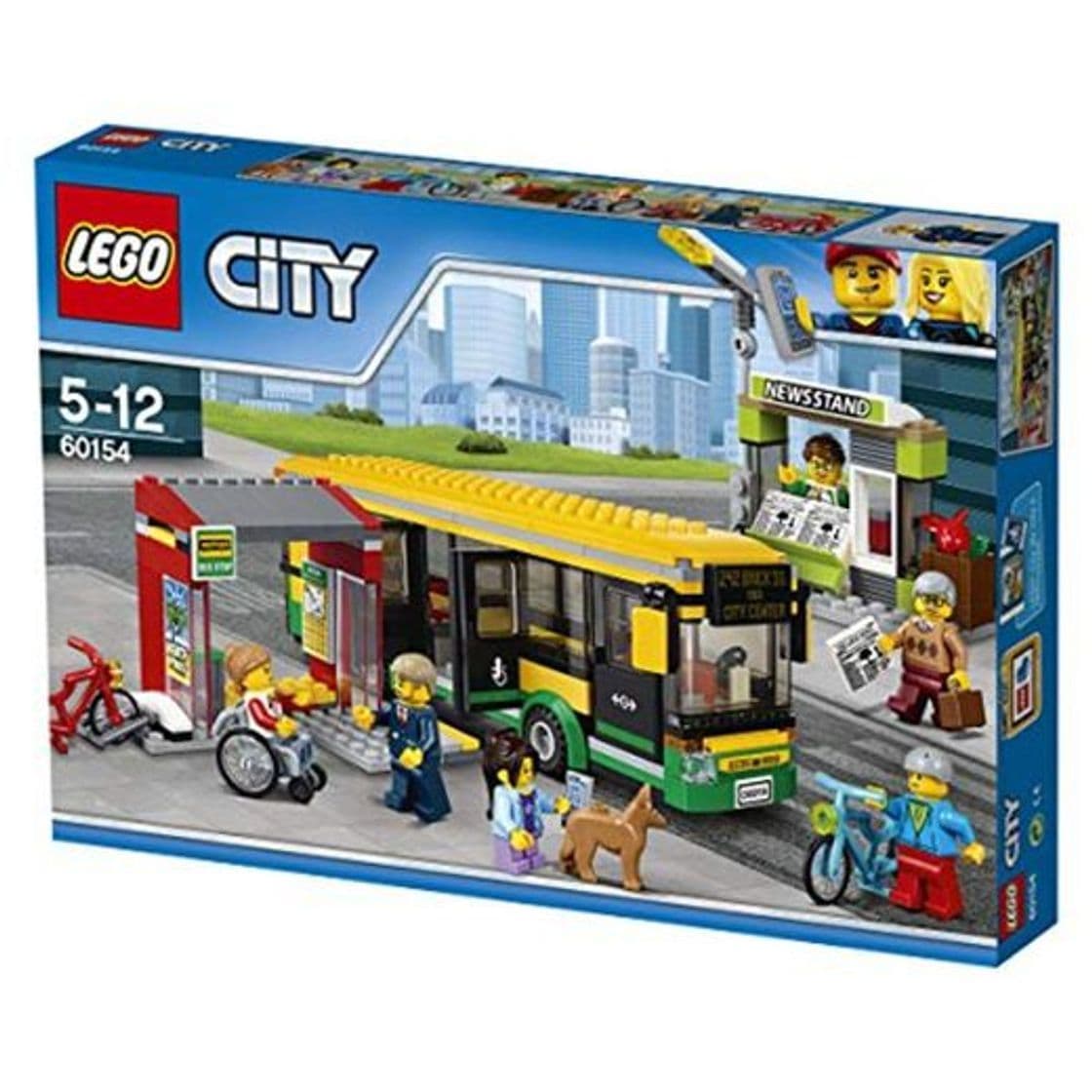 Product LEGO CITY - Estación de Autobuses, Juguete de Construcción de Vehículo de