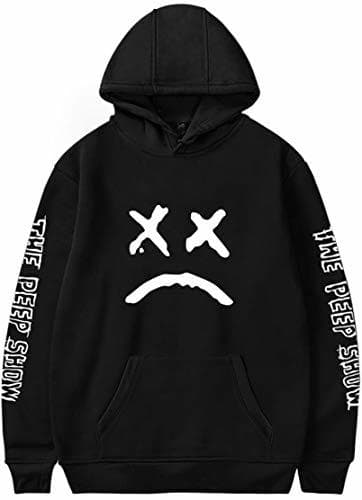 Moda OLIPHEE Mujer Camisetas de Manga Larga de Crybaby R.I.P Lil Peep Hei-L