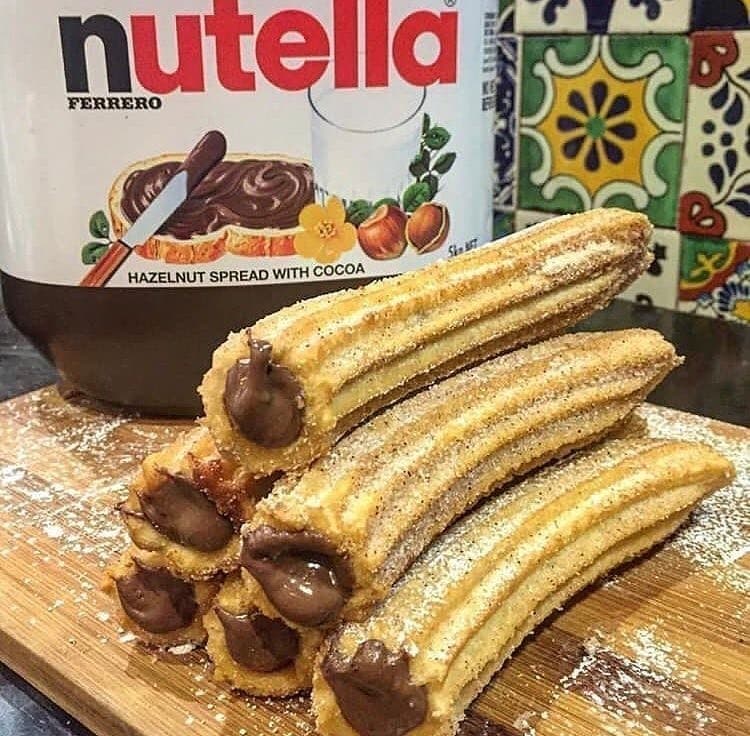 Moda Churros Com Nutella 🔥