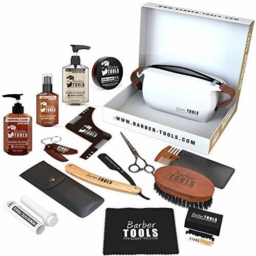 Belleza ✮ BARBER TOOLS ✮ Kit/Set/Estuche de arreglo y cuidado de la barba