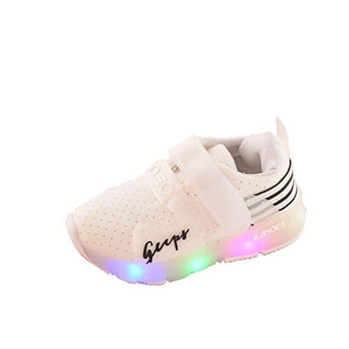 Place Zapatilla de Deporte, K-youth® Zapatos Deportivos Otoñales Luces LED Zapatillas Deportivas Niños