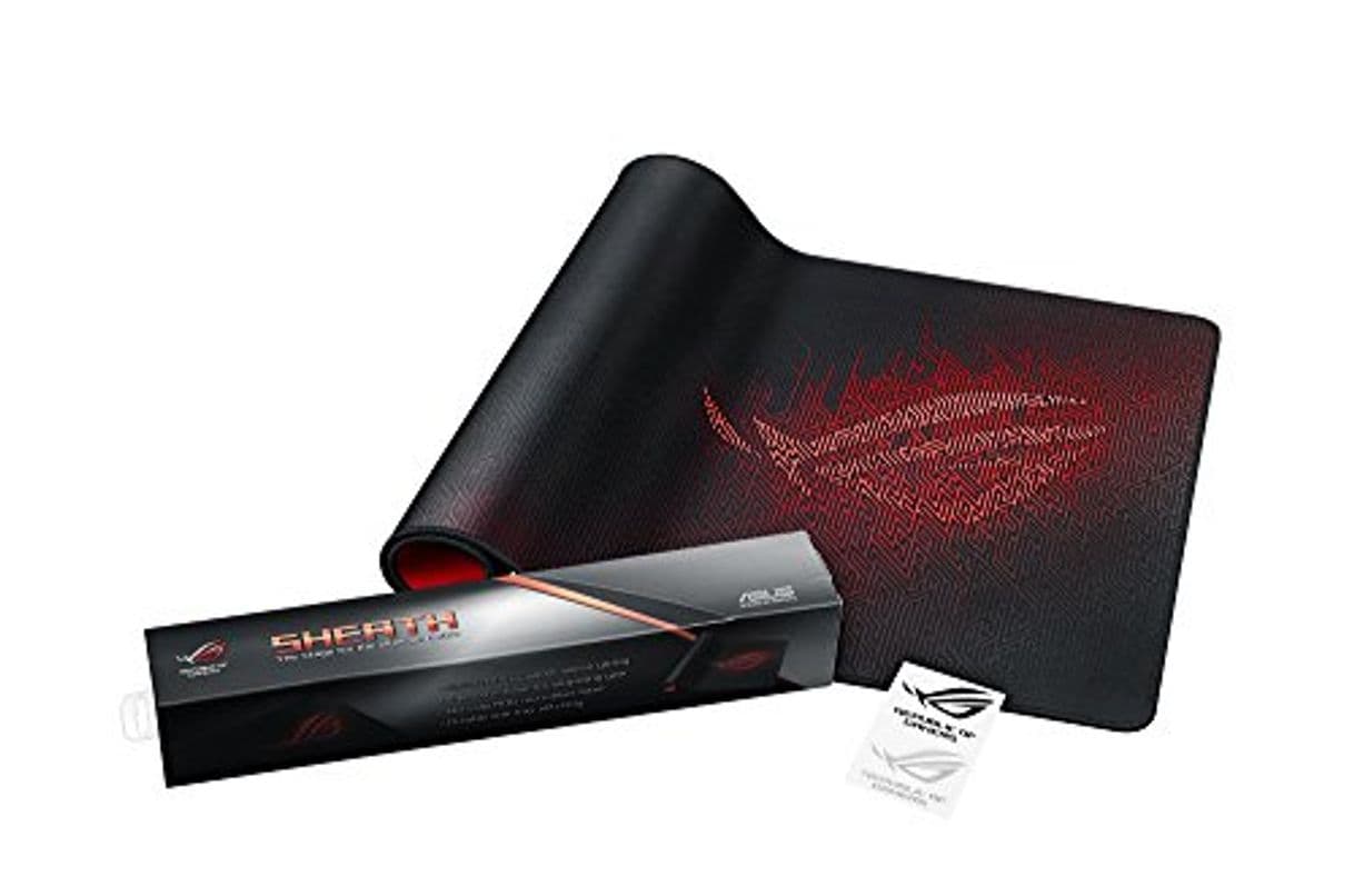 Electrónica ROG Sheath Fabric Gaming Mouse Pad Black/Red Extra Large