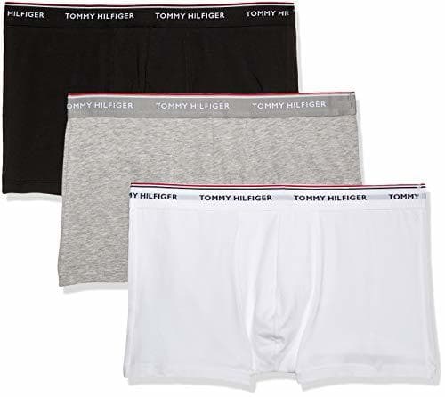 Moda Tommy Hilfiger 3p Trunk Bóxers, Negro