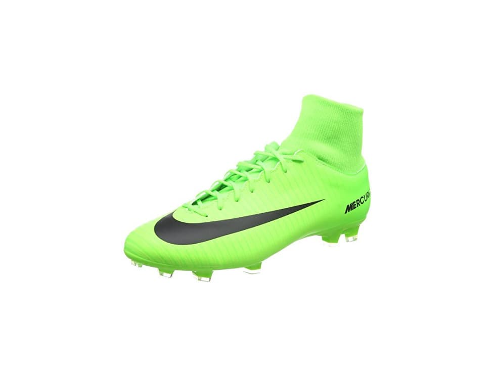 Moda Nike Mercurial Victory Vi Df Fg Botas de fútbol Hombre, Verde