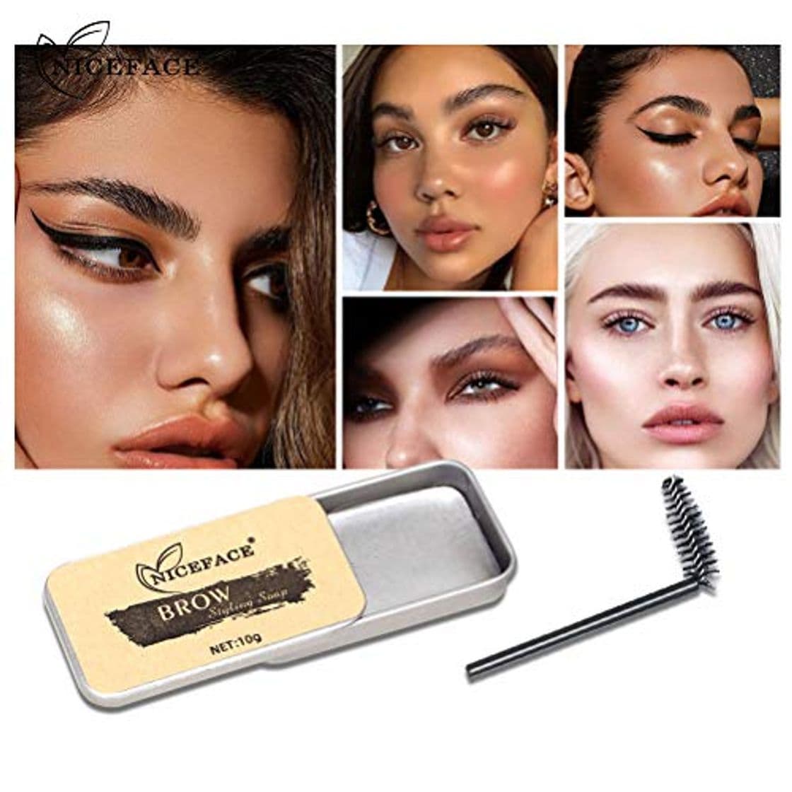 Product Wiivilik Jabón ceja Brow Kit Styling Jabón y Dura más Tiempo ceja 3D Ajuste Gel Crema Impermeable del Maquillaje de la ceja Enhancer Pomada Cosméticos