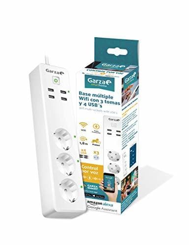 Home Garza Smart Multi socket Regleta Wifi Alexa