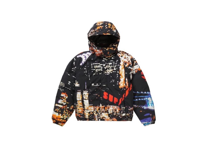 Producto SUPREME CITY LIGHTS PUFFY JACKET BLACK