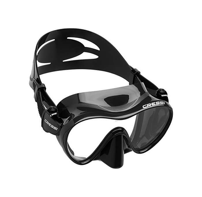 Fitness Cressi Tauchmaske Erwachsen F1 Dark Frameless Gafas de Buceo