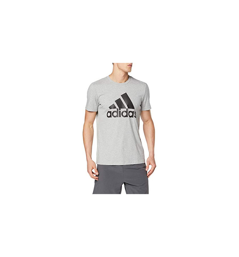 Fitness adidas Most Haves Badge of Sports TS M Camiseta, Hombre, Gris