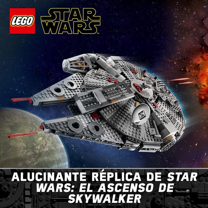 Product LEGO Star Wars TM - Halcón Milenario, Juguete de Construcción de Nave