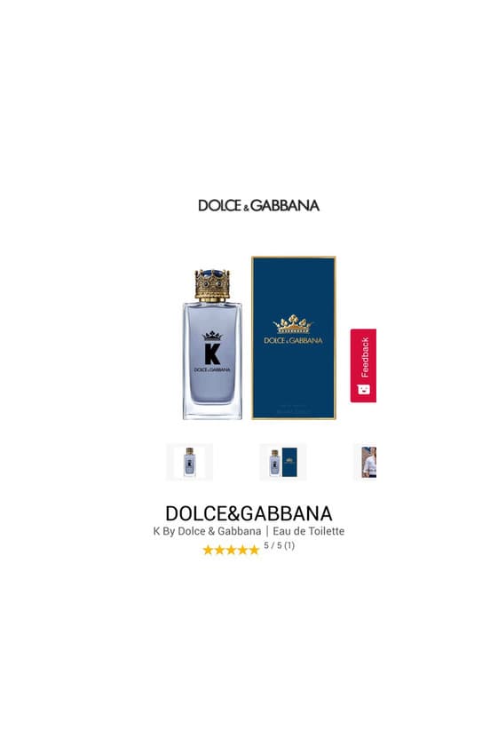 Producto Dolce & gabanna king perfume 