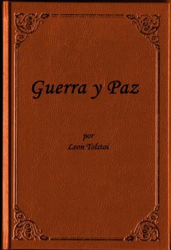 Libro Guerra y Paz por Leon Tolstoi