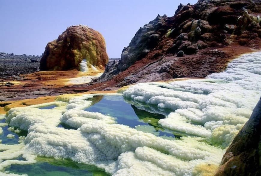 Place Dallol, Etiopia