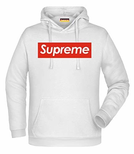 Moda Supreme Germany Hoodie Weiss Rot/Weiss