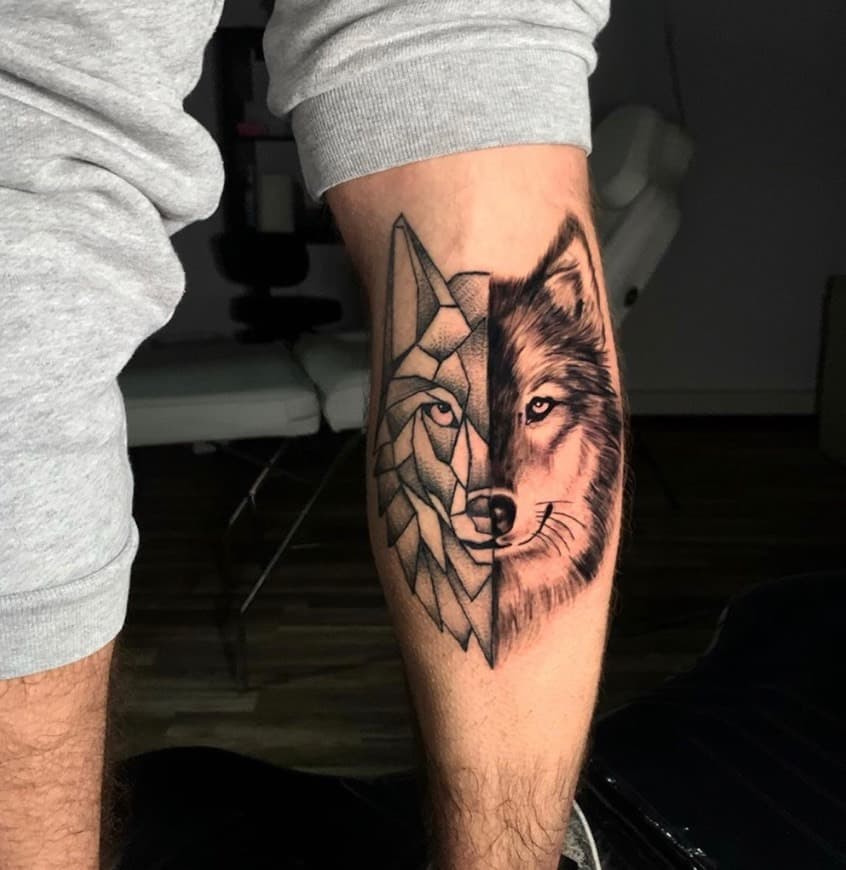 Fashion Tatto Lobo