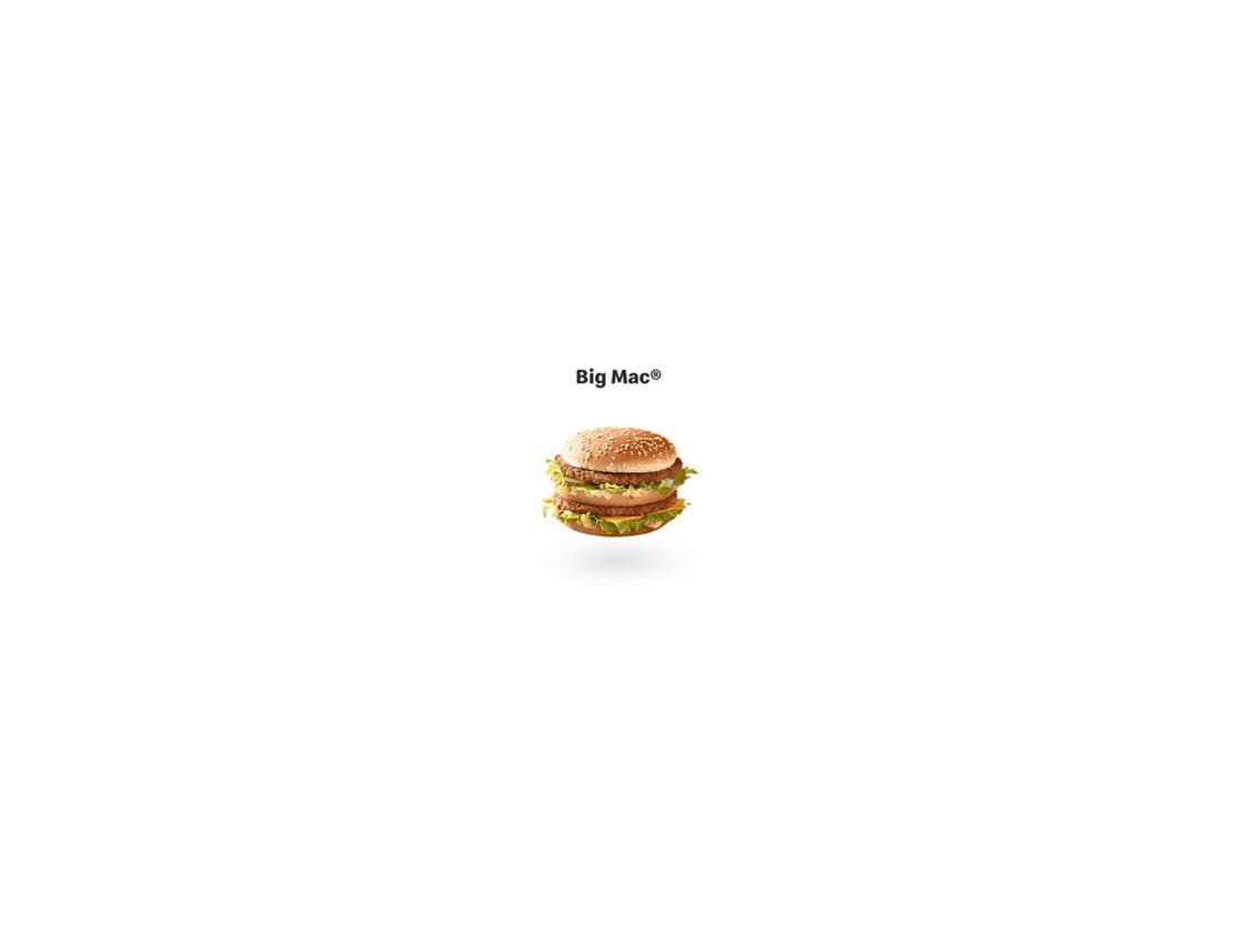 Product Big Mac 