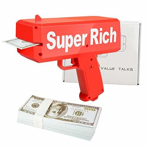 Product Juguetes del dinero ValueTalks Pistola del Dinero Money Gun Regalo de Juguete